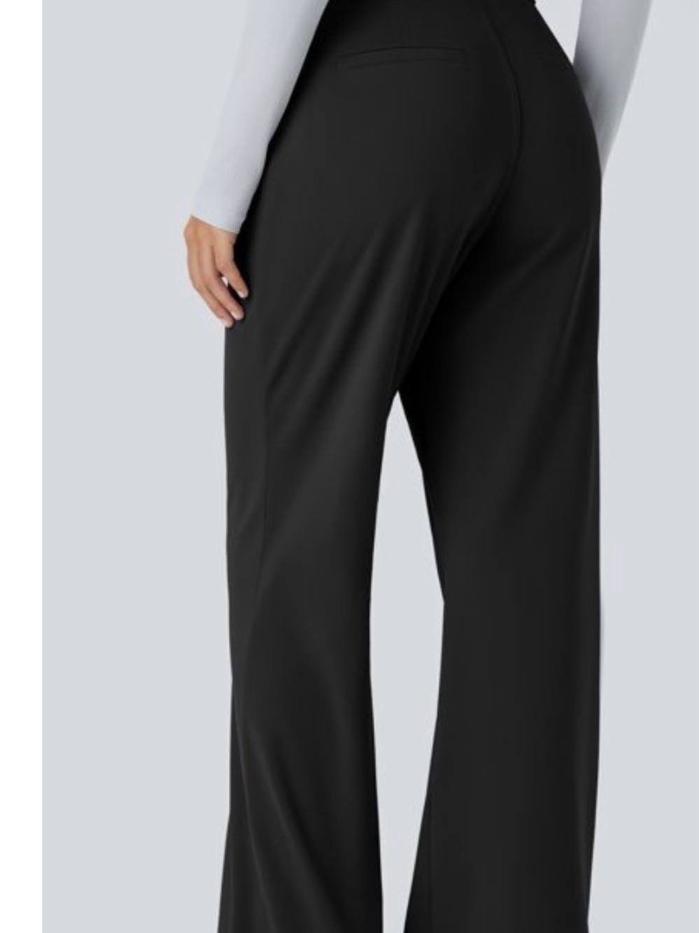 Halara Woven Work Pant Black - Picture 2 of 3